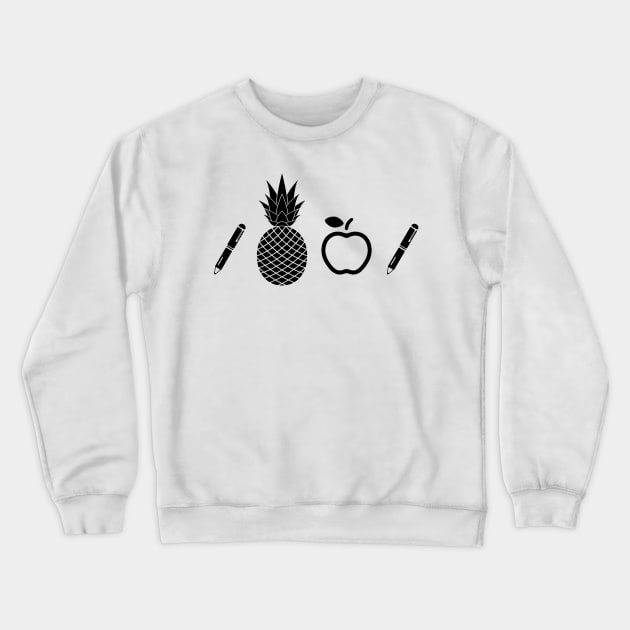 Pen-Pineapple-Apple-Pen! Crewneck Sweatshirt by lilyakkuma